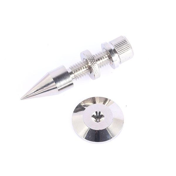 

computer speakers 3pcs 4pcs m8*60 pure copper white nickel-plated speaker absorber foot nail audio tripod heightening 8mm diameter