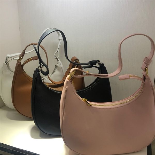 

design french underarm women's summer one shoulder half moon bag black friday