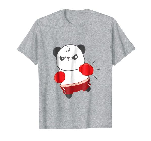 

punching panda boxing shirts, White;black