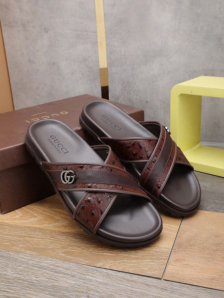 

26b8 men sandals slippers slides sneakers loafers sandals, Black