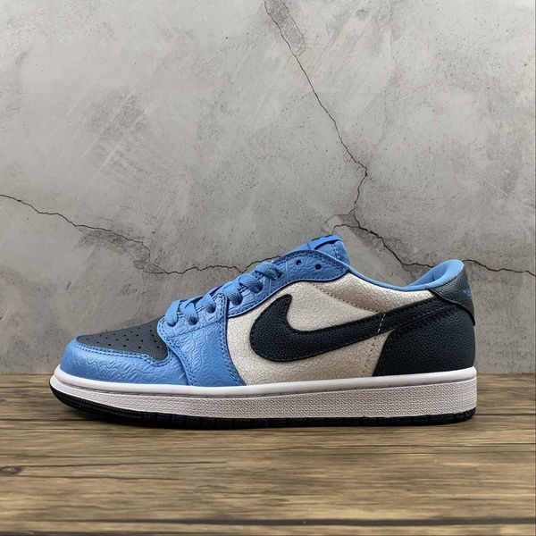 

basketball shoes 1 low 1s jumpman men womens unc royal toe breathable outdoor sports sneakers trainers size 36-45