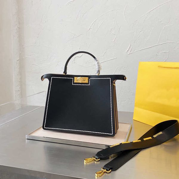 

designer bags womens handbags crossbody bag backpack 35cm est hand fashion shoulder classic square lock detachable wide strap genuine real l