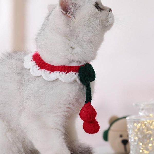 

cat costumes collars hand woven kitten headgear comfortable accessories necklace