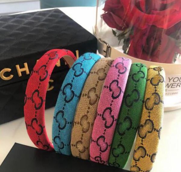 

15 style fashion brand designer headband luxury letter printing wide edge cloth hairband candy color knitting turban hairhoop headwear acces, Silver