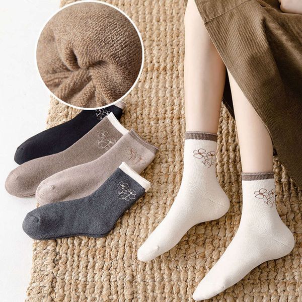

thickened plush winter loose for women pure good cotton autumn, Black;white