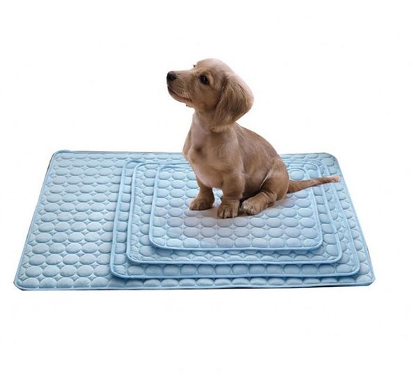 

kennels & pens 10 summer dog ice cushion big size fresh silk pet beds sofa fit all puppy cat cooling mat