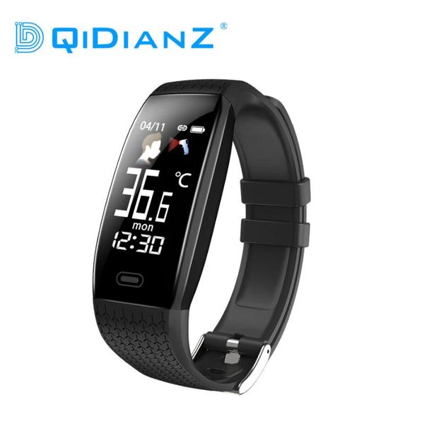 

smart wristbands waterproof fitness bracelet wristband body temperature monitor sports message reminder for child multi-languages