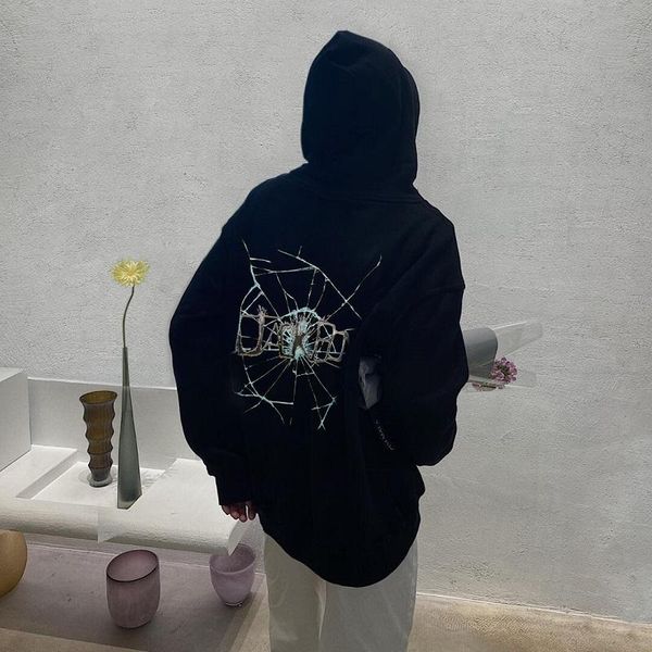 

21ss fashion crush travis scohoodie high street loose casual sastroworld sweatshirt cactus jack men women astroworld pullover men's hoo, Black