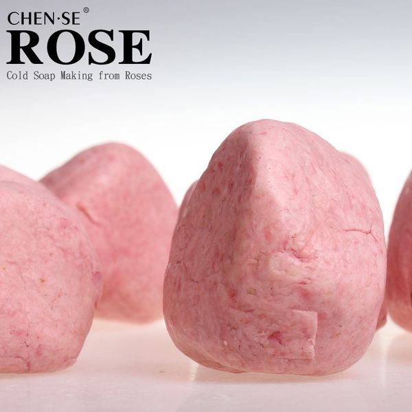 

handmade rose natural oil soap for shaving cleansing face bath wedding gift