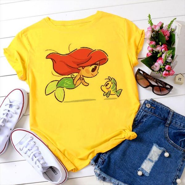 

summer vogue aesthetic harajuku womens t shirt streetwear ulzzang basic funny print graphic short sleeve loose female, White