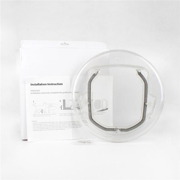 

glass door round cat entry exit practical hole pet dog carriers,crates & houses