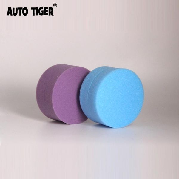 

car sponge auto tiger 4 inch opening double layer polishing super soft microfiber waxing detail hand pad
