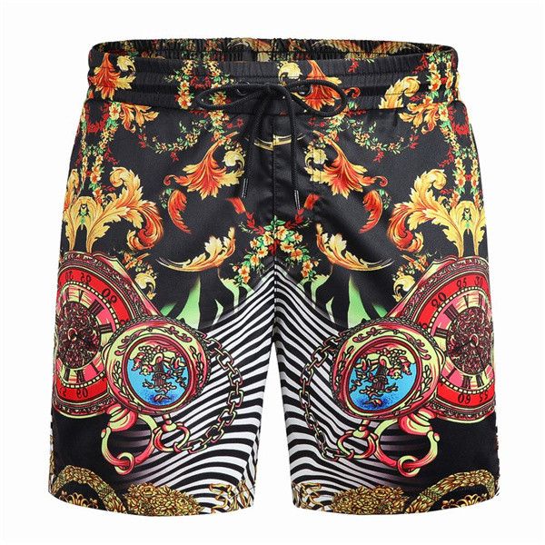 

2021men's summer thin casual pants fashion five-point pants, White;black