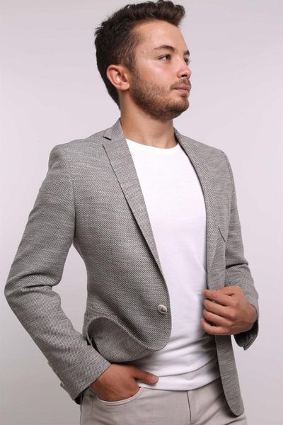 

men's jackets slim fit soil single jacket, Black;brown