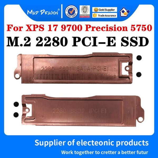 

the first 0hfd3t hfd3t second 0jff2t jff2t 2280 for xps 17 9700 precision 5750 m.2 ssd heatsink hard drive cover bracket fans & cooling cool