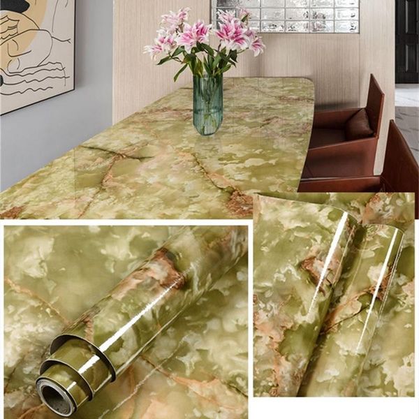 

wallpapers 3d marble self-adhesive wallpaper cabinet deskkitchen counter renovation sticker paper antifouling and waterproof