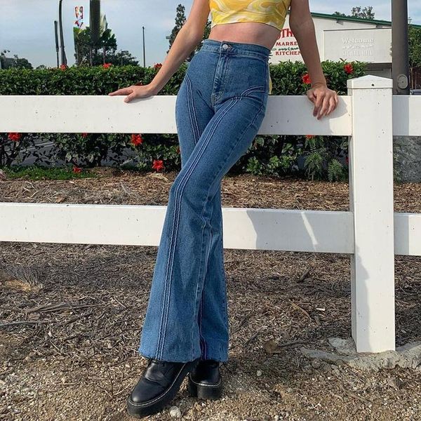 

women's pants & capris vintage elegant high waist jeans for women skinny mid casual denim trousers ladies streetwear summer, Black;white