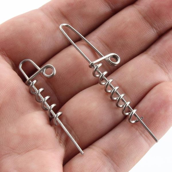 

stainless steel fishing hook pin small for lure accessories soft bait excellent workmanship long service life hooks