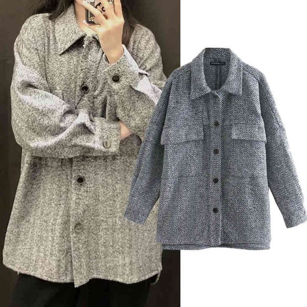 

women's down & parkas fashion autumn winter solid color pocket coat women jacket warm cropped jackets overcoat single breasted out, Black