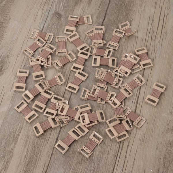 

elbow & knee pads 50pcs elastic bandage clips stretch metal clasps for various types bandages, Black;gray