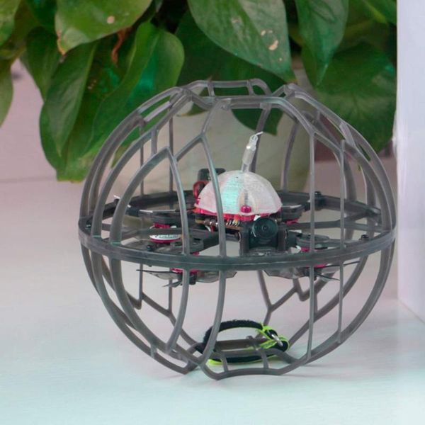 

drones ldarc flyball fb156 87.5mm wheelbase f4 aio 25a esc 3s soccer fpv multirotor rtf w/ diameter 156mm tiny x6 transmitter mode 2