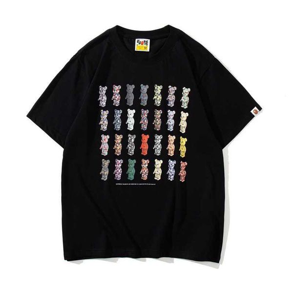 

future ape man 28th anniversary limited 28 colors camouflage bear short sleeve t-shirt, White