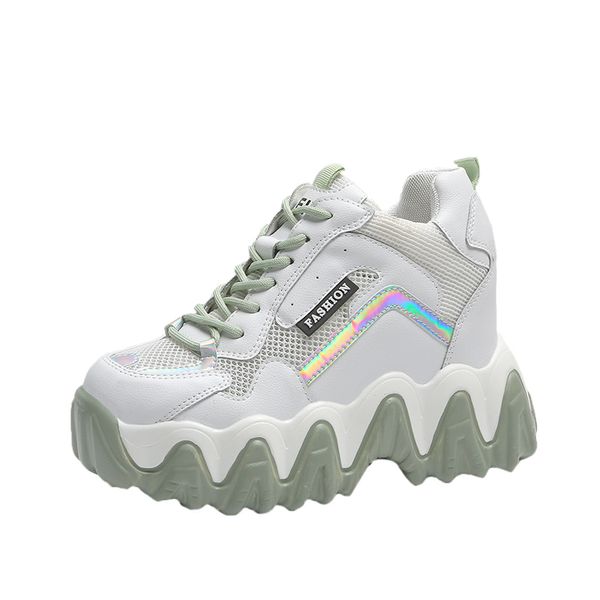 

platform sneakers for women chunky shoes brand fashion 10cm walking trainers mesh casual shoes woman vulcanized shoes new