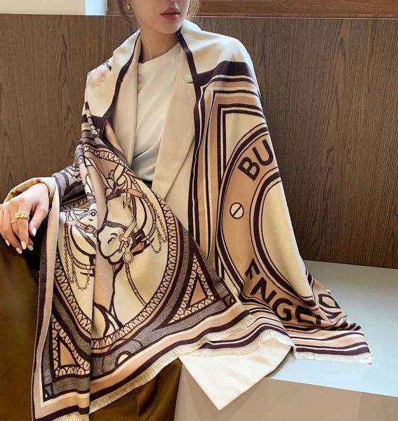 

four seasons outdoor thickened air conditioning room decorative printing street unicorn scarf shawl, Blue;gray