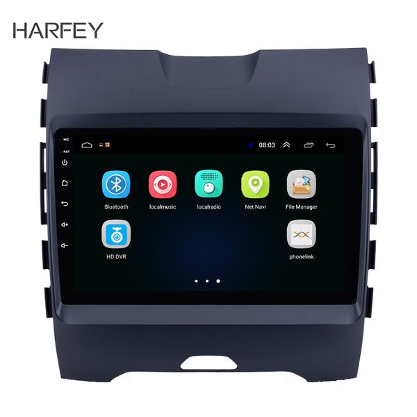 

9"android car dvd player for ford edge 2013-2017 radio gps navi hd touchscreen bluetooth 3g wifi tpms swc mirror link obd2 dvr
