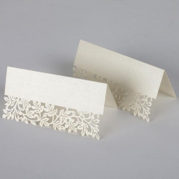 

greeting cards 50pcs white hollow cut table wedding supplies centerpiece decorations engagement party decor