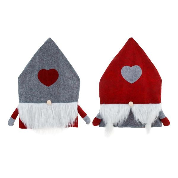 

chair covers 2pcs christmas cover with hand home restaurant xmas (2 styles)
