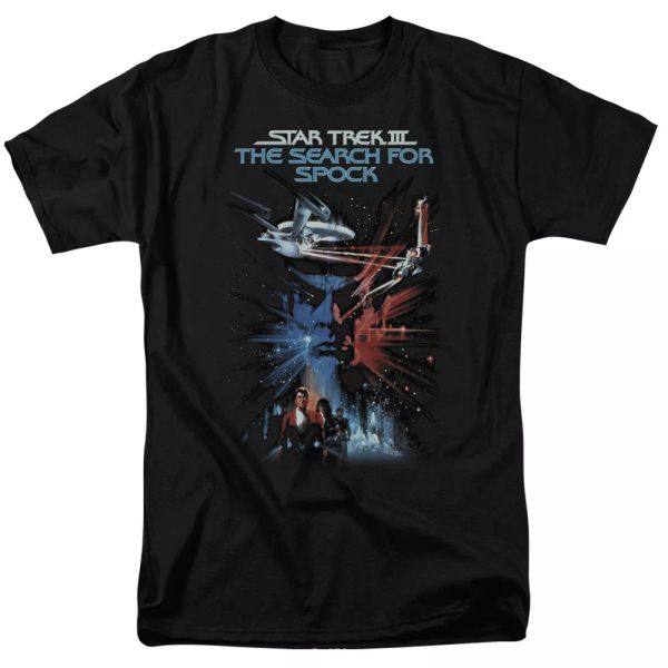 

Star Trek Search For Spock TV Show T-Shirt Sizes S-3X NEW, White;black