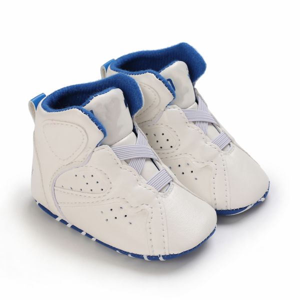 Повседневная обувь для маленьких девочек Новое поступление Кроссовки для первых ходоков Детские кожаные кроссовки для новорожденных Баскетбольные детские сапоги Детские тапочки Теплые мокасины на шнуровке для малышей