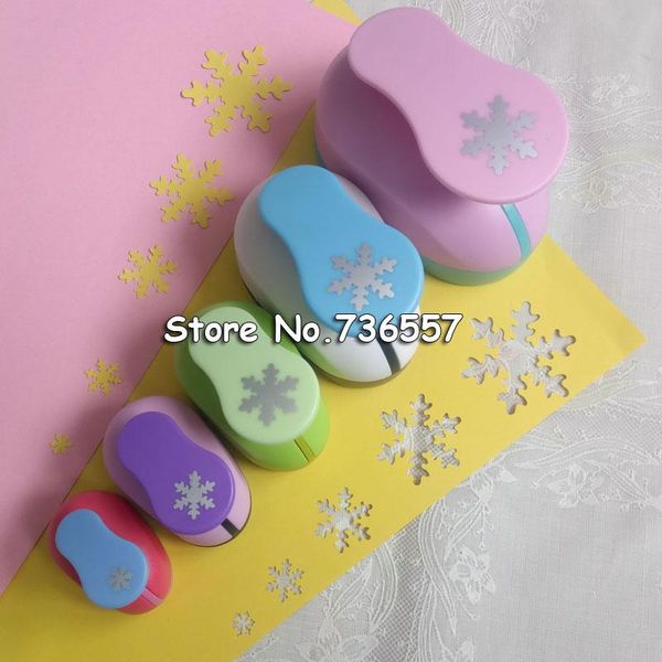 

binders 5 sizes 3" 2" 1.5" 1" 5/8" snowflake craft punch set hole paper cutter flower scrapbooking punchers puncher