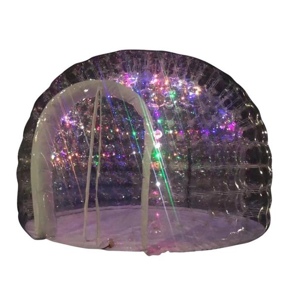 

tents and shelters led light inflatable dome bell trade show party foldable