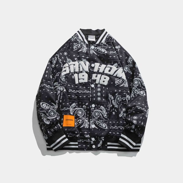 

men's jackets autumn hip hop street harajuku caju blossom foam jacket male baseball 9z1u, Black;brown