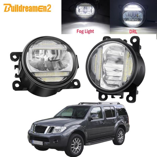 

other lighting system 2in1 design car led fog light assembly drl daytime running lamp 30w 8000lm 12v high bright for pathfinder r51 2