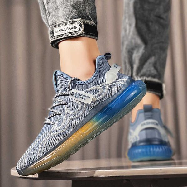 

2021 autumn trend men's sports shoes popcorn popular casual color matching increased daddy