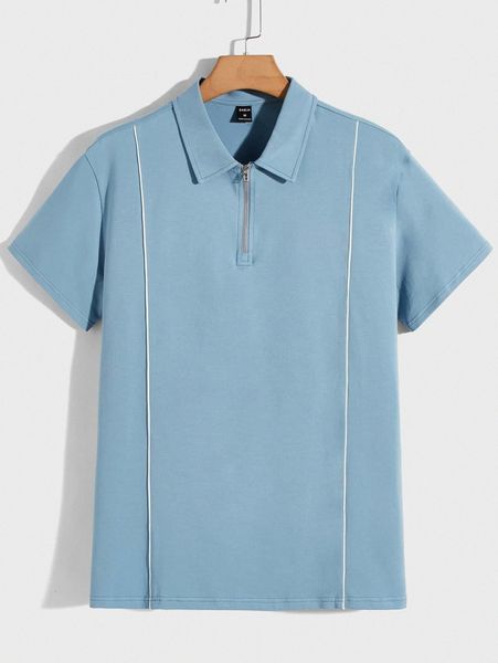 

men titching polo shirt 22em#, White;black