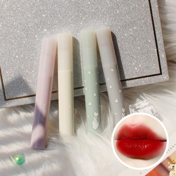 

lip gloss 4 colors matte velvet lips makeup waterproof lipstick long lasting moisturizing cosmetic glaze non-fading tslm1