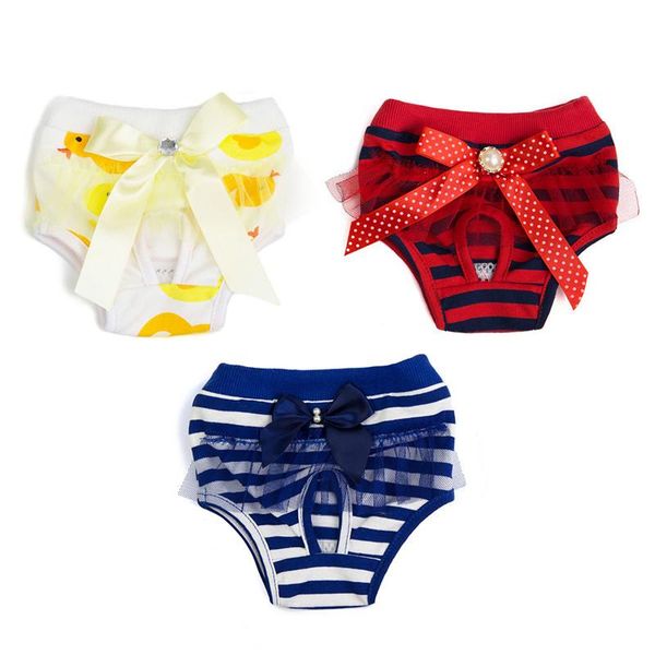 

dog apparel pet puppy washable diaper underwear cotton shorts sanitary dogs hygiene physiological pant panties briefs trousers