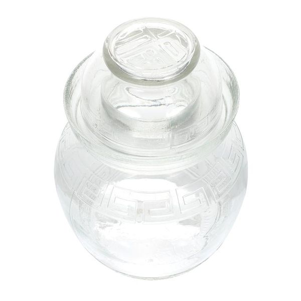 

storage bottles & jars glass clear kimchi jar container airtight household pickling