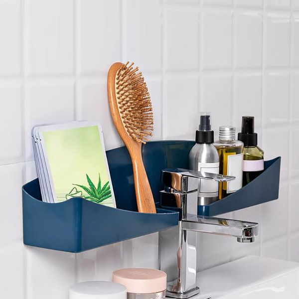

bathroom storage & organization soap box shelf wall hanging rack household seamless non-perforated shower kitchen organizer accessories