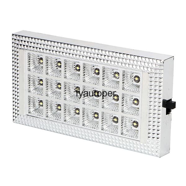 ITimo Lampada da soffitto a tetto Lampadina rettangolare per auto 18LED Interni auto Car-styling Bianco