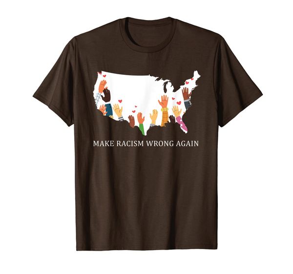 

Make Racism Wrong Again Tshirt Social Justice Anti Racism T-Shirt, Mainly pictures
