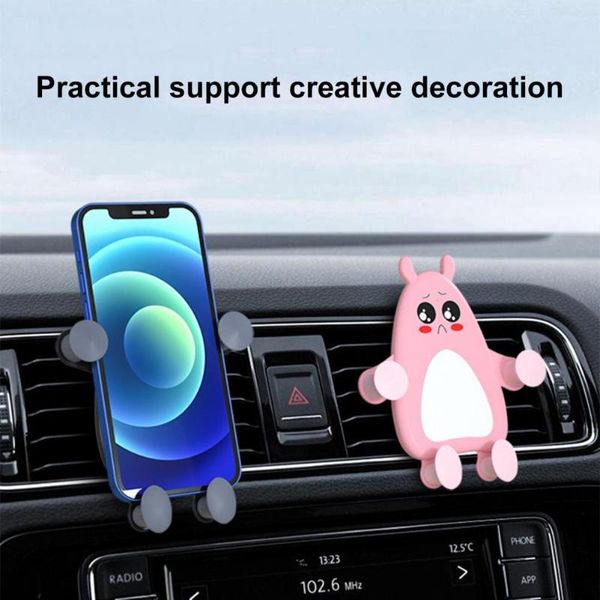 

cell phone mounts & holders 2021 est holder detachable anti-slip steady abs car support for 4.6-7.1inch mobile phones 11cm x 13cm 4.7cm