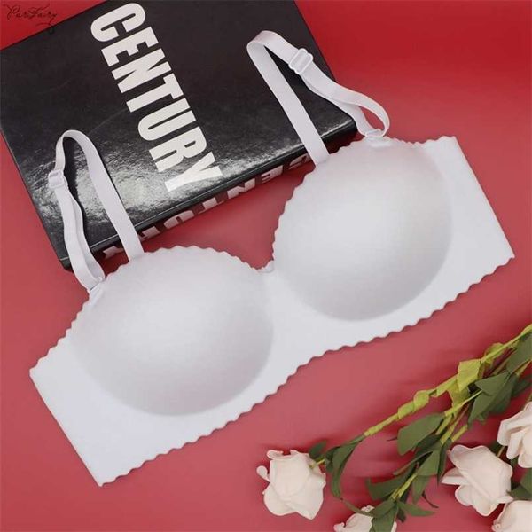 

parifairy 80b 85b 90b 95b demi bra for young girls seamless wedding bra party bra push up underwear padded brassieres bh 211110, Red;black
