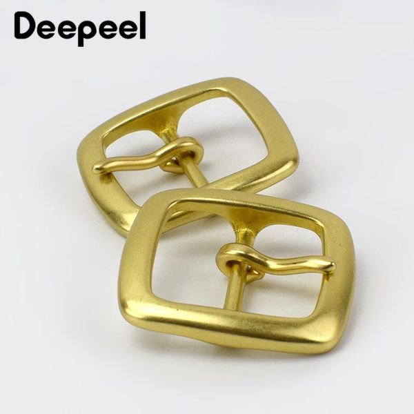 

bag parts & accessories deepeel 1pc 35mm pure copper brass pin buckle belt head for 33-34mm waistband diy leathercrafts jeans hardware decor, Black