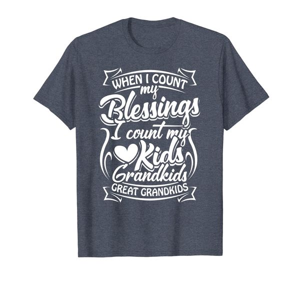 

proud grandma shirt blessed great grandmother nana t-shirt, White;black