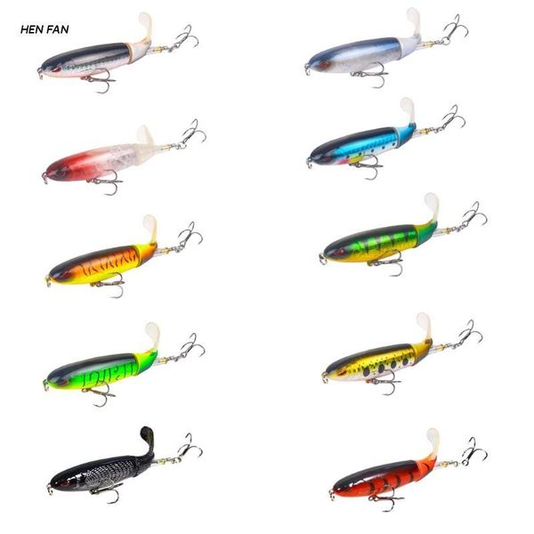 

fishing hooks m89d artificial hard bait jig crankbait carp striped bass rotating tail lure